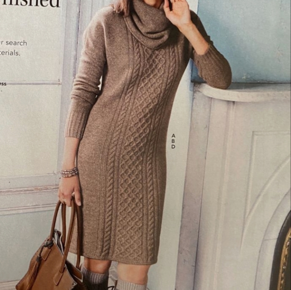Vince Camuto dress.kowl neck. - Picture 3 of 9